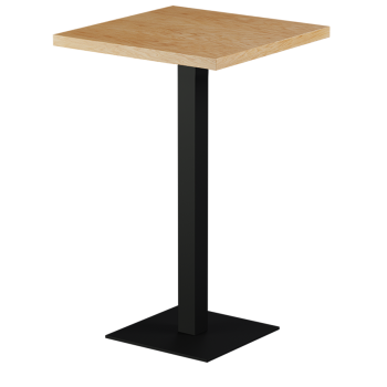 Tisch ALFA BAR mit Furnierte-Platten