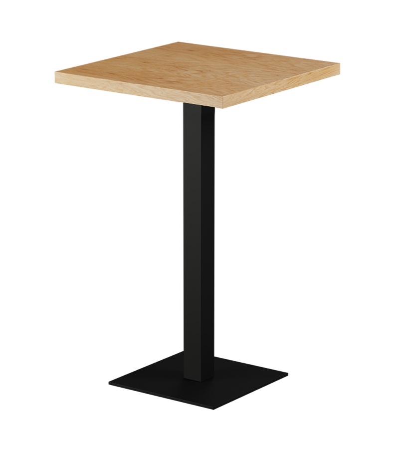 Tisch ALFA BAR mit Furnierte-Platten