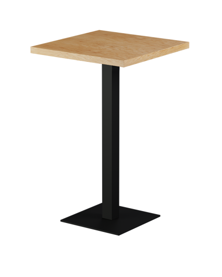 Tisch ALFA BAR mit Furnierte-Platten