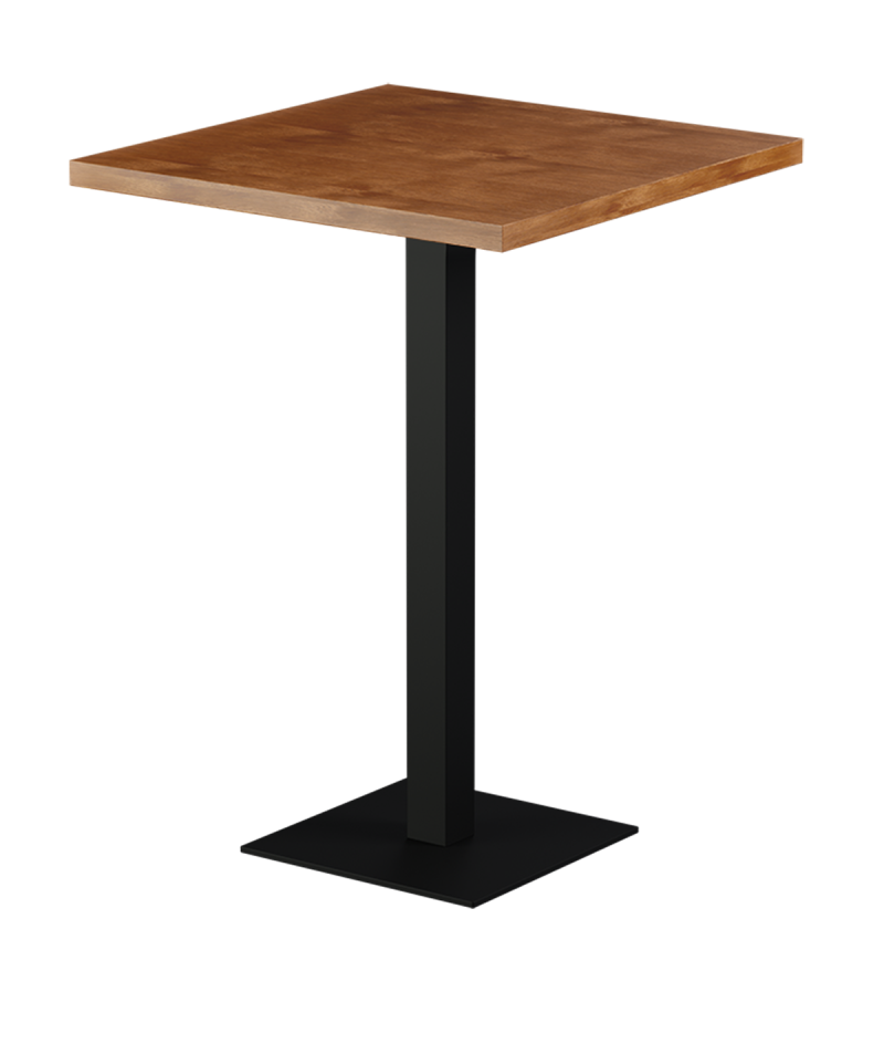 Tisch ALFA BAR mit Furnierte-Platten