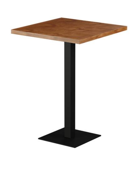 Tisch ALFA BAR mit Furnierte-Platten