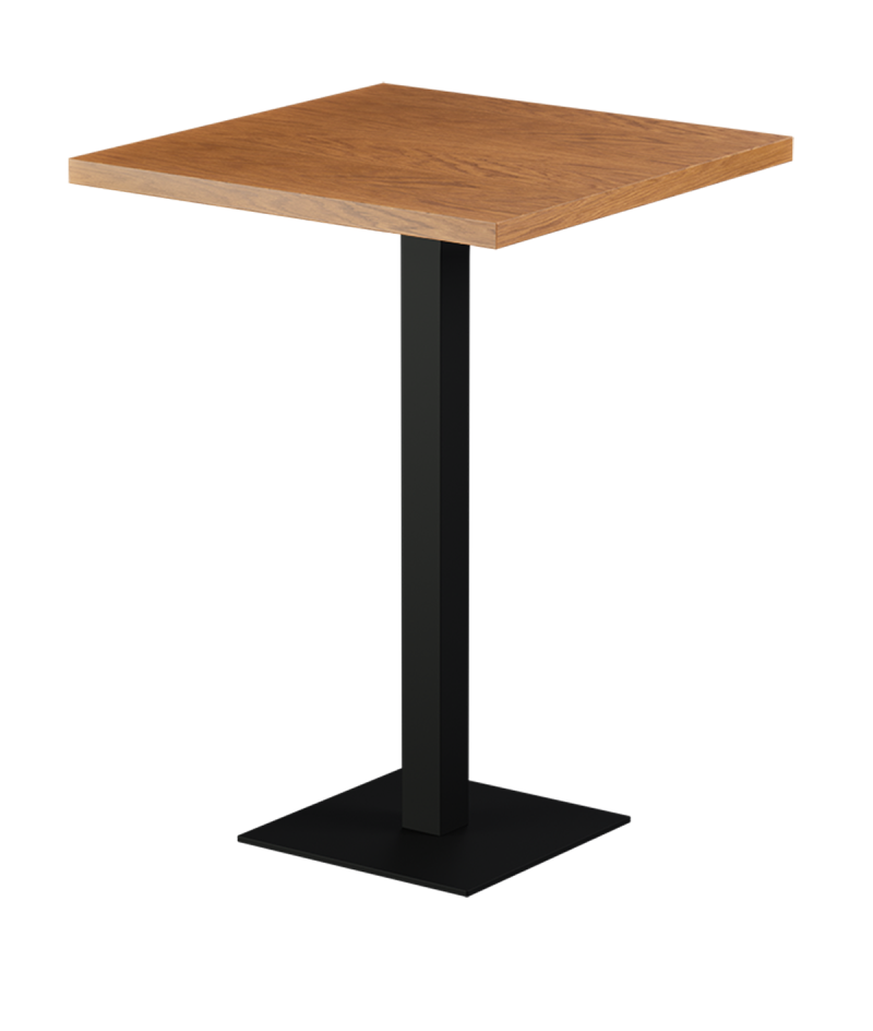 Tisch ALFA BAR mit Furnierte-Platten