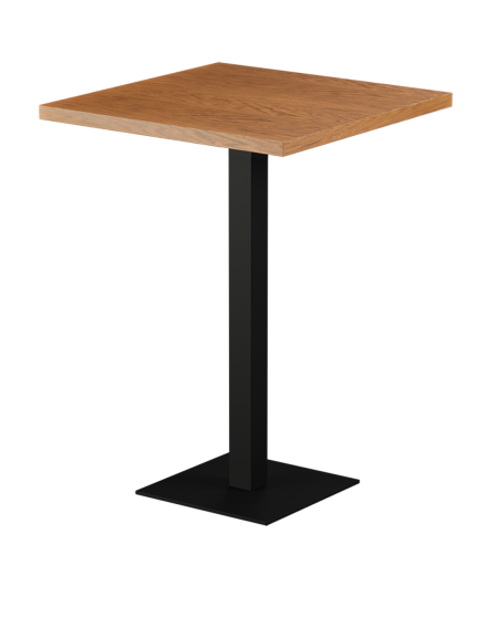 Tisch ALFA BAR mit Furnierte-Platten