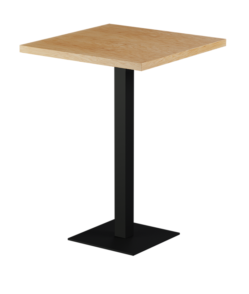 Tisch ALFA BAR mit Furnierte-Platten