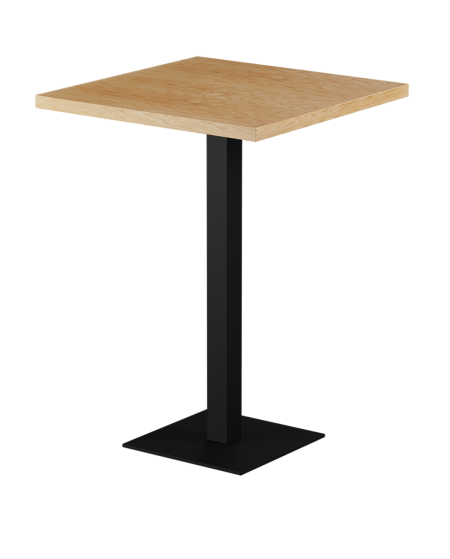 Tisch ALFA BAR mit Furnierte-Platten