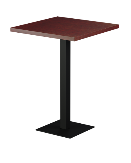 Tisch ALFA BAR mit Furnierte-Platten