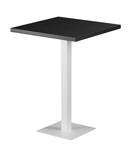 Tisch ALFA BAR Weiß mit Furnierte-Platten