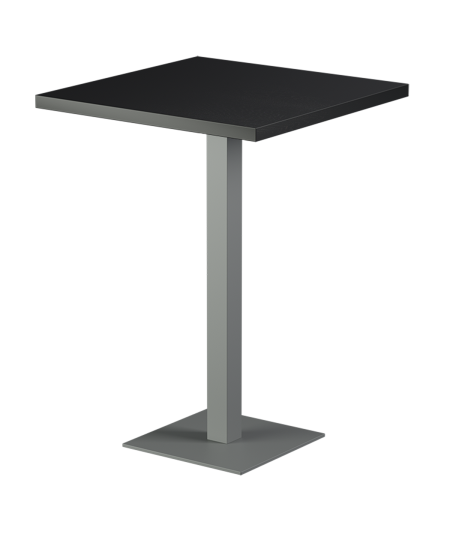 Tisch ALFA BAR Grau mit Furnierte-Platten