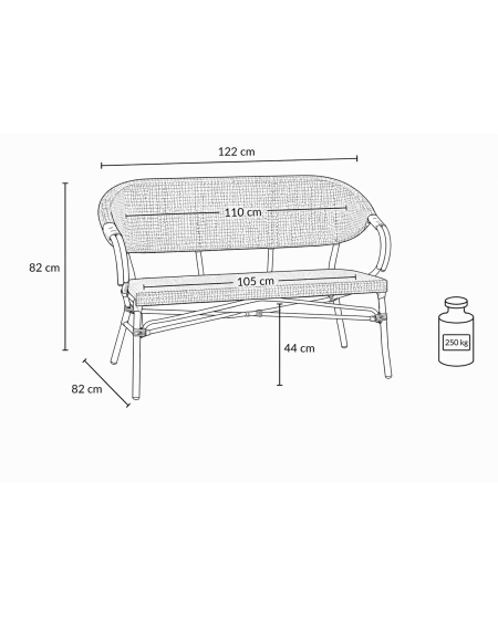Bank CAMILLO BENCH TX.0377