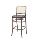 Bugholzstuhl LOOMI 811 BAR Rattan Walnuss