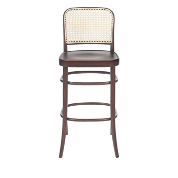 Bugholzstuhl LOOMI 811 BAR Rattan Walnuss