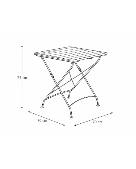 Tisch LARA 80x80