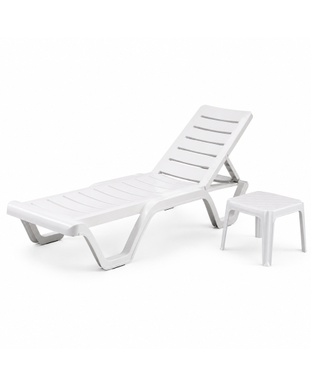 Kunststoff-Sonnenliege COSTA ARM 10