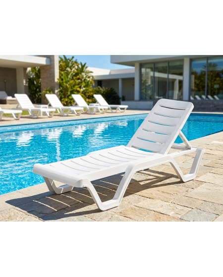 Kunststoff-Sonnenliege COSTA ARM 10
