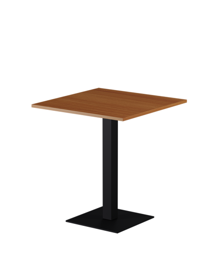 Tisch ALFA S Schwarz mit Laminierte-Platten 28 mm