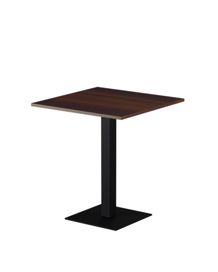 Tisch ALFA S Schwarz mit Laminierte-Platten 28 mm