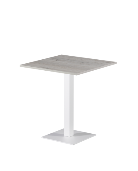 Tisch ALFA S Weiss mit Laminierte-Platten 28 mm