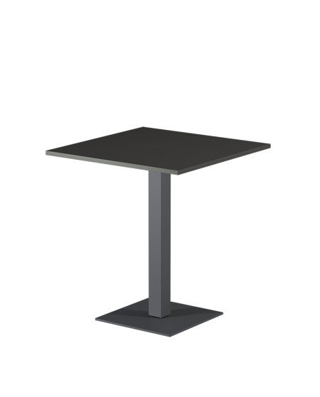 Tisch ALFA S Grau mit Laminierte-Platten 28 mm