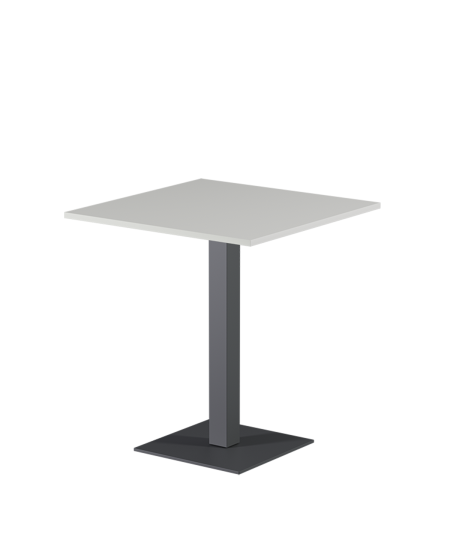 Tisch ALFA S Grau mit Laminierte-Platten 28 mm