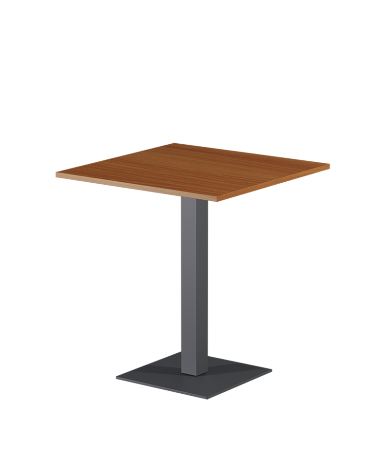 Tisch ALFA S Grau mit Laminierte-Platten 28 mm