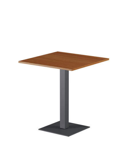 Tisch ALFA S Grau mit Laminierte-Platten 28 mm