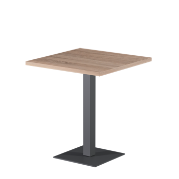 Tisch ALFA S Grau mit Laminierte-Platten 28 mm