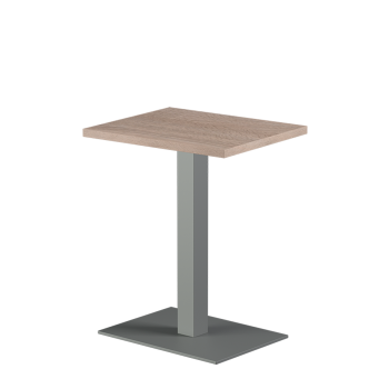 Tisch ALFA 40x55 Grau mit Laminierte-Platten 28 mm