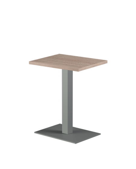 Tisch ALFA 40x55 Grau mit Laminierte-Platten 28 mm