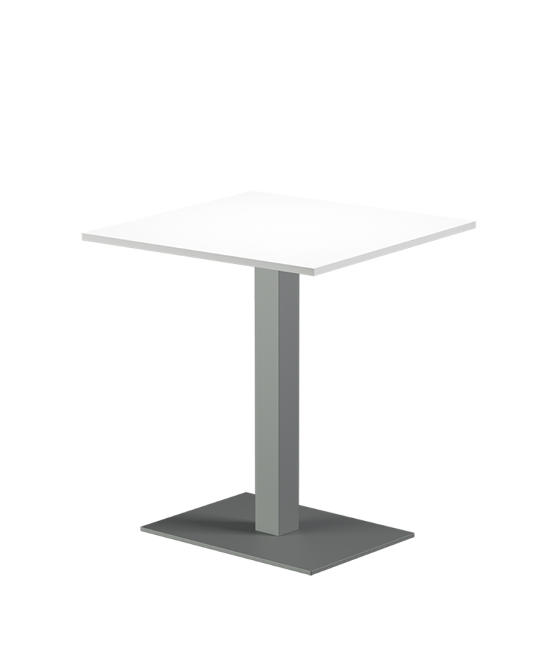 Tisch ALFA 40x55 Grau mit Laminierte-Platten 28 mm