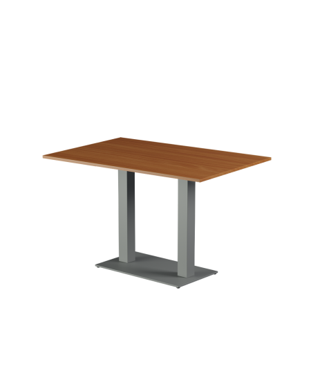 Tisch ALFA DUO Grau mit Laminierte-Platten 28 mm