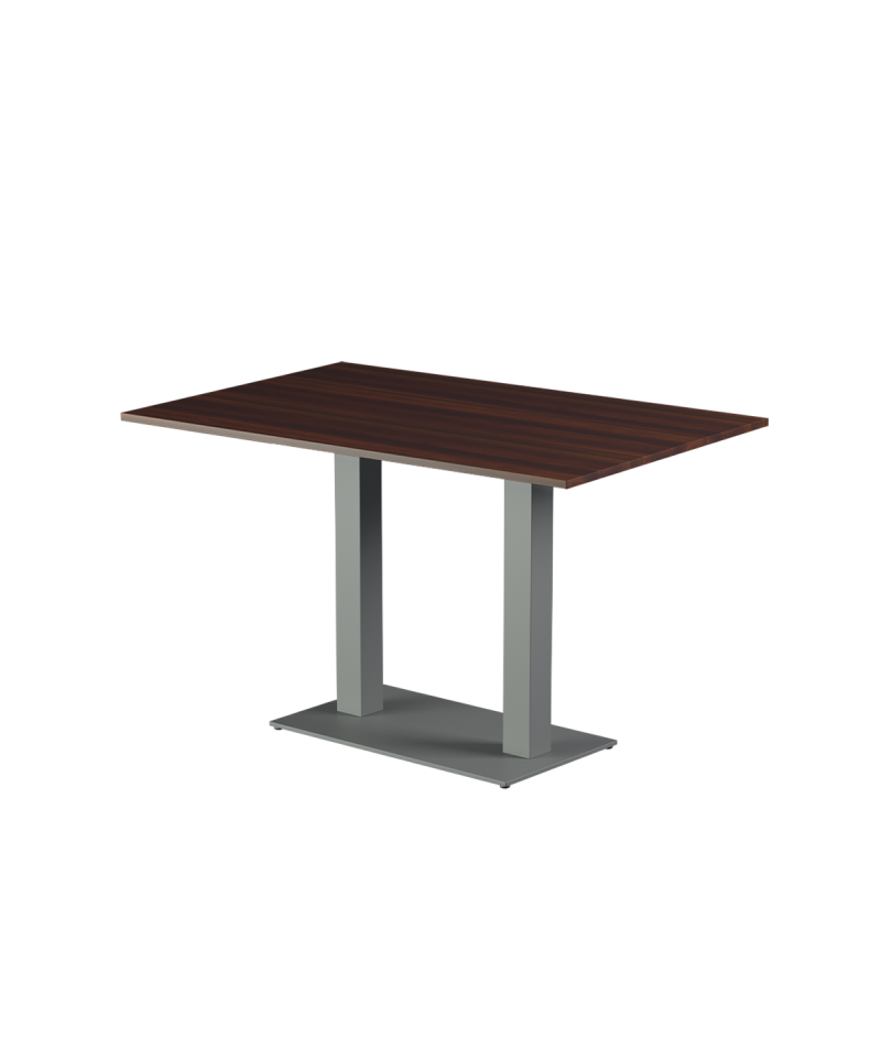 Tisch ALFA DUO Grau mit Laminierte-Platten 28 mm