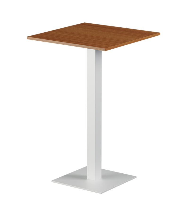 Tisch ALFA BAR Weiß mit Laminierte-Platten 28 mm