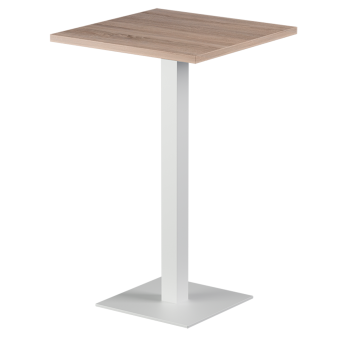 Tisch ALFA BAR Weiß mit Laminierte-Platten 28 mm