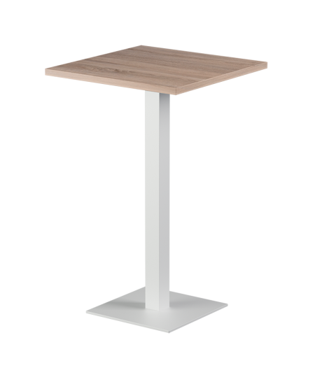 Tisch ALFA BAR Weiß mit Laminierte-Platten 28 mm