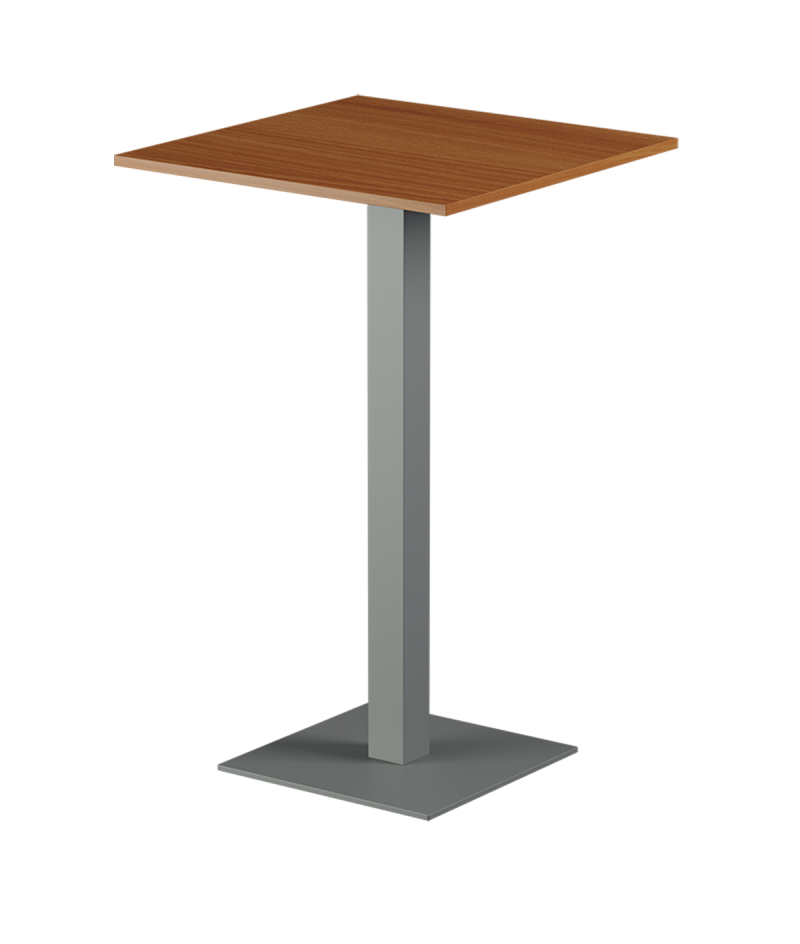 Tisch ALFA BAR Grau mit Laminierte-Platten 28 mm