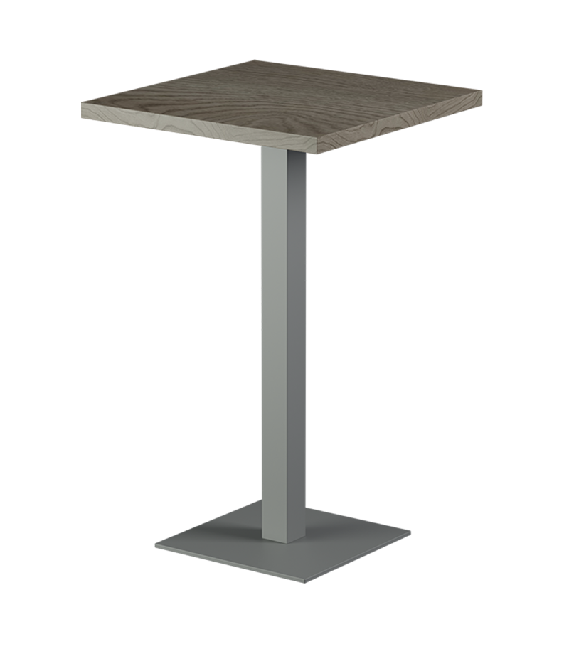 Tisch ALFA BAR Grau mit Laminierte-Platten 28 mm