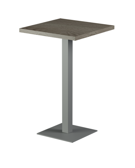 Tisch ALFA BAR Grau mit Laminierte-Platten 28 mm