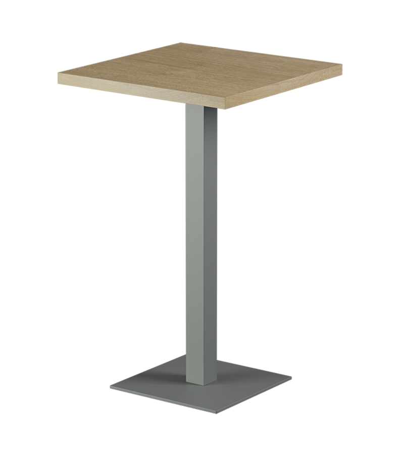 Tisch ALFA BAR Grau mit Laminierte-Platten 28 mm