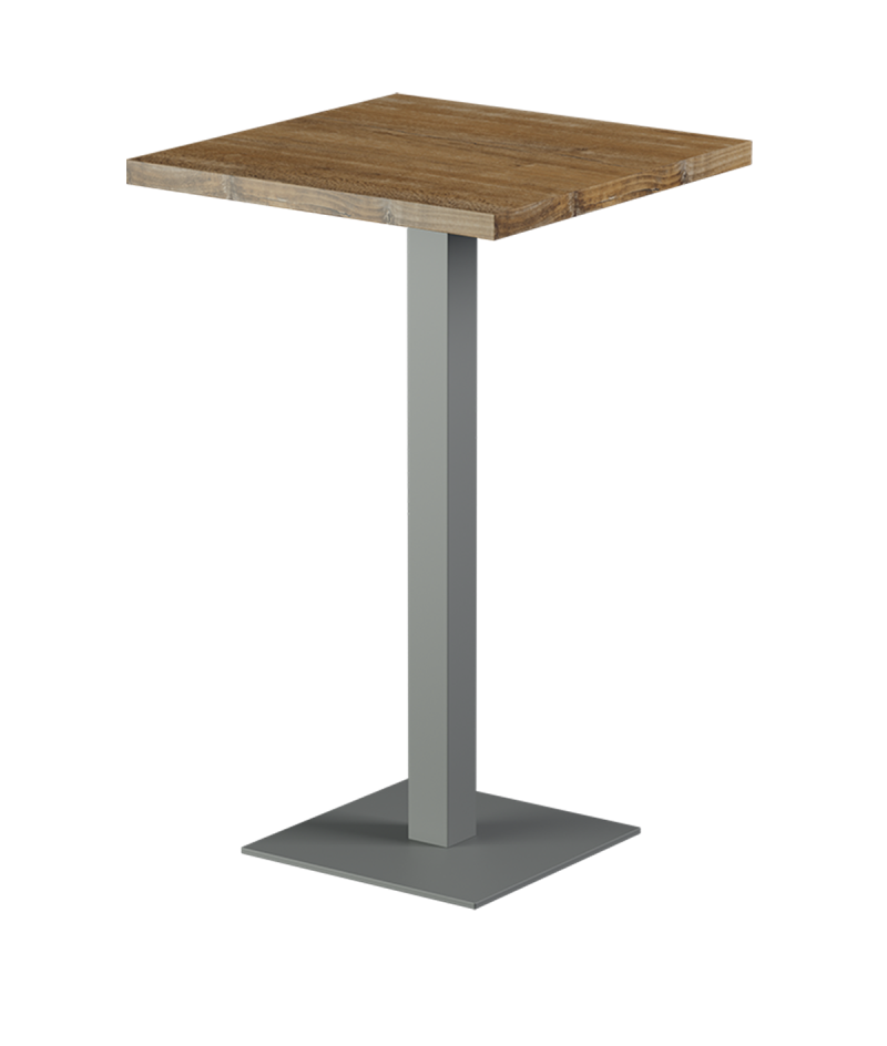 Tisch ALFA BAR Grau mit Laminierte-Platten 28 mm