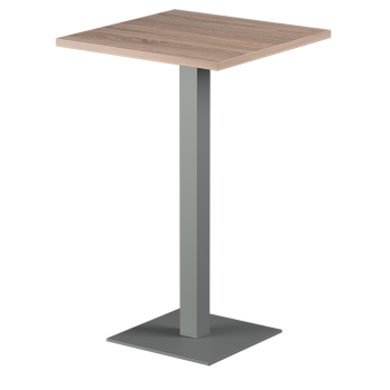 Tisch ALFA BAR Grau mit Laminierte-Platten 28 mm