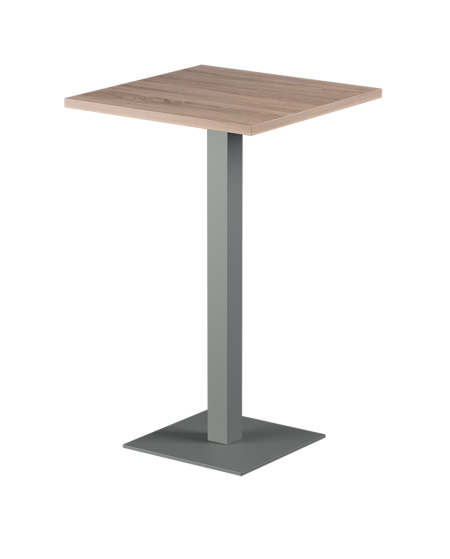 Tisch ALFA BAR Grau mit Laminierte-Platten 28 mm