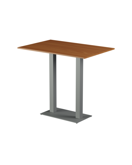 Tisch ALFA BAR DUO Grau mit Laminierte-Platten 28 mm