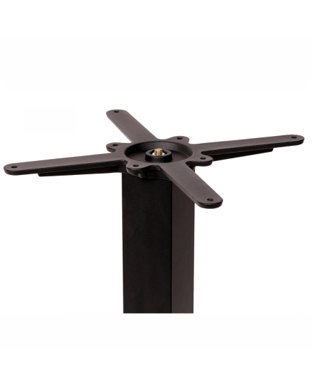 Tisch ALFA S Schwarz mit Laminierte-Platten 18 mm