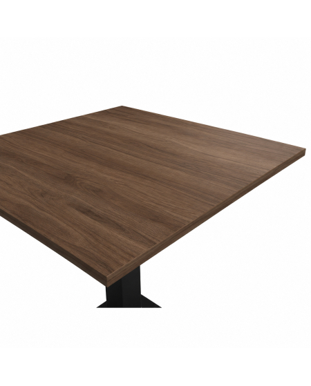 Tisch ALFA S Schwarz mit Laminierte-Platten 18 mm
