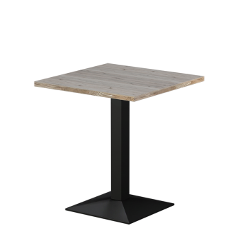 Tisch GIZA 68x68 Cortona Eiche mit Light Wood-Kante