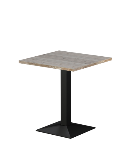 Tisch GIZA 68x68 Cortona Eiche mit Light Wood-Kante