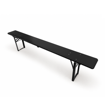 Bierzeltgarnitur in Brauereiqualität WOODY SOLID 220x50 Schwarz