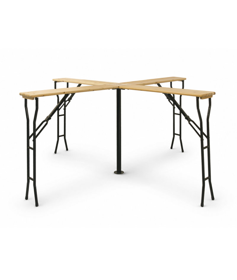 Tisch WOODY CROSS 241x241 Tanne