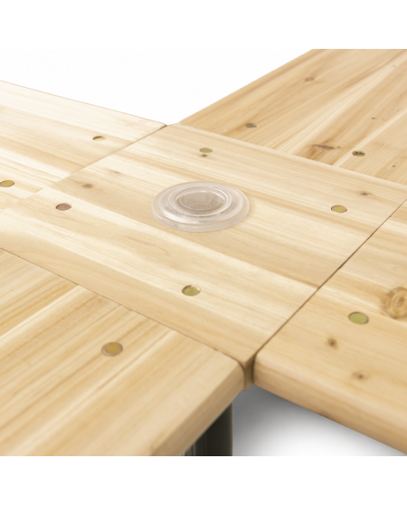 Tisch WOODY CROSS 241x241 Tanne