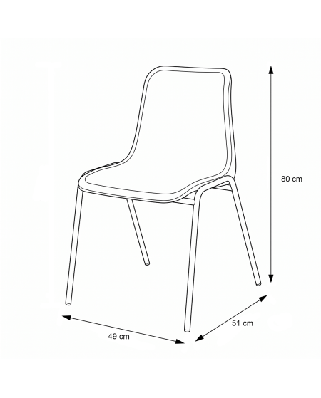 Stuhl MAXI CR Blau